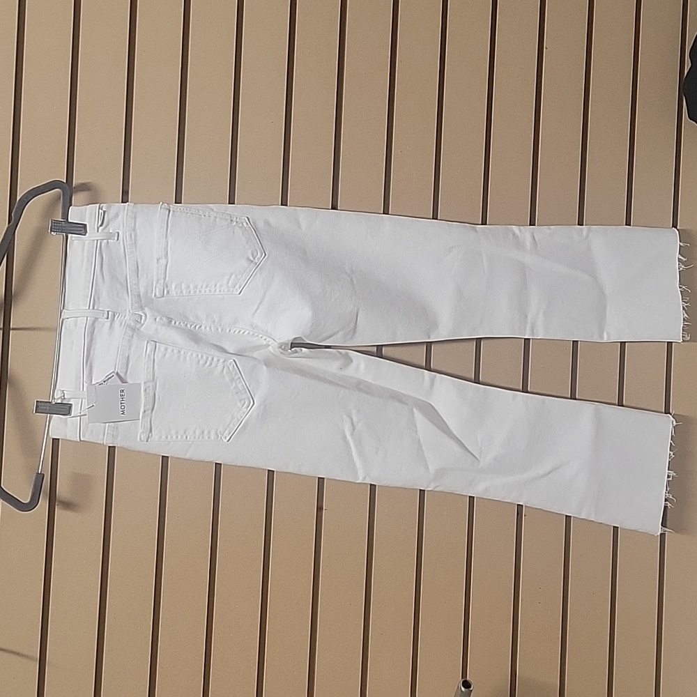 MOTHER High Rise White Jeans - Picture 6 of 6
